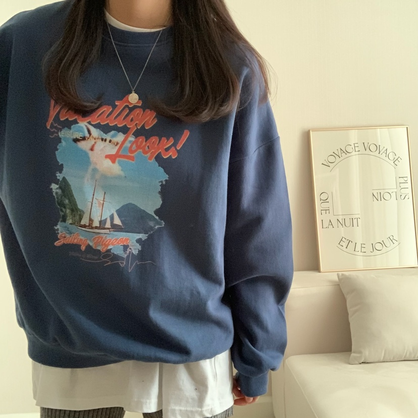 FROMJINI東大門代購女裝新品職業休閑真品時尚人氣25春夏衛衣FROMJINI衛衣