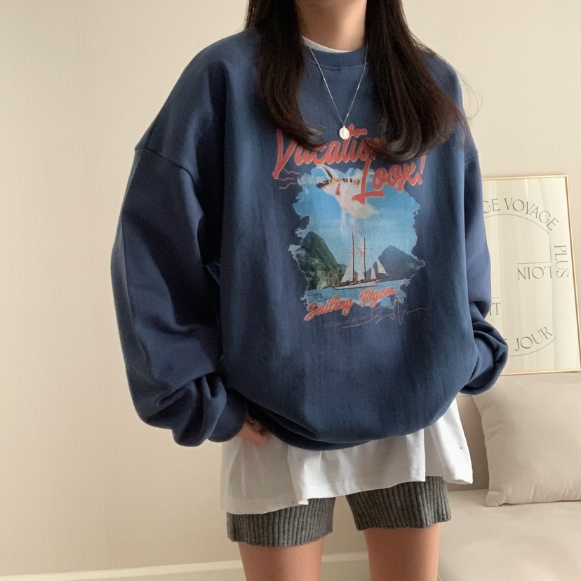 FROMJINI東大門代購女裝新品職業休閑真品時尚人氣25春夏衛衣FROMJINI衛衣