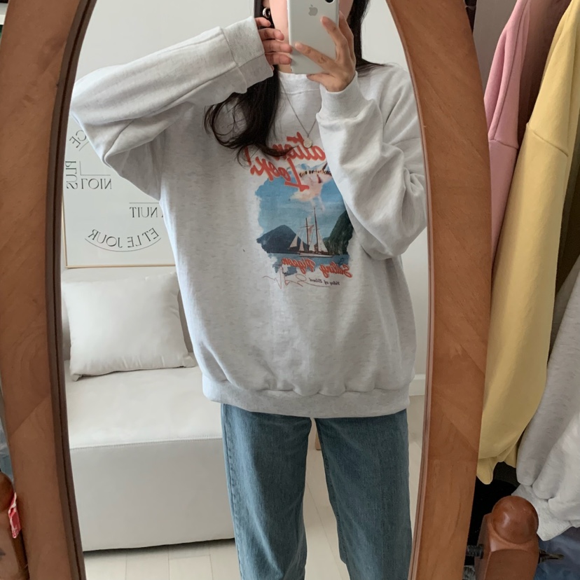 FROMJINI東大門代購女裝新品職業休閑真品時尚人氣25春夏衛衣FROMJINI衛衣