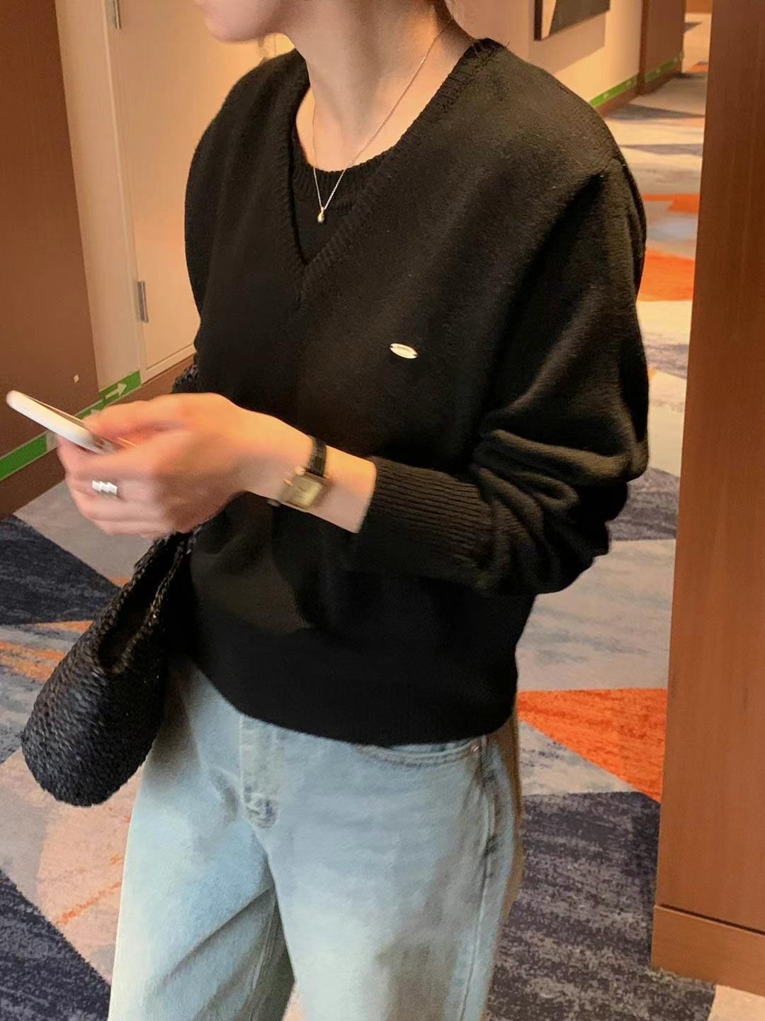 AREING韓國直郵女士新款熱賣真品25春夏職業人氣休閑時尚毛衣AREING毛衣圖色3
