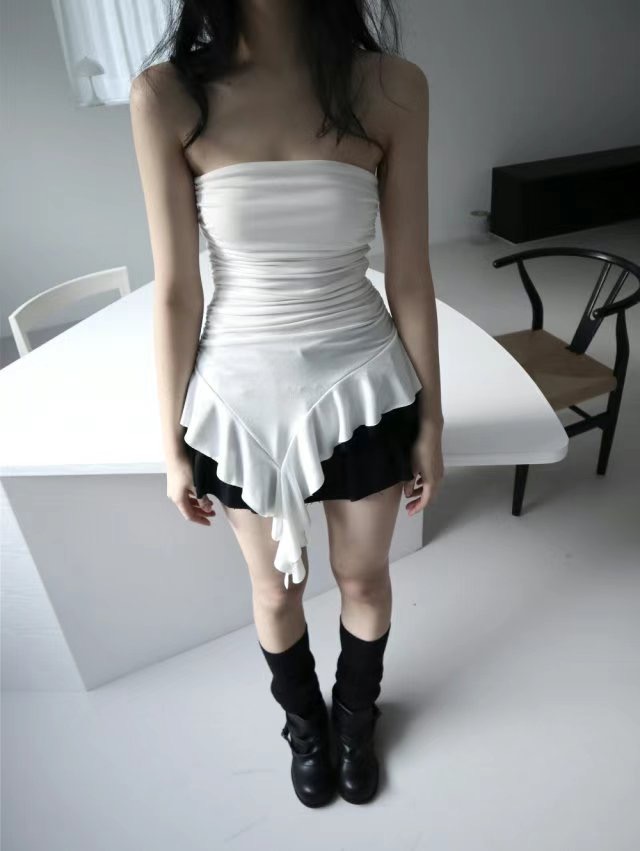 BOY MEET GIRL-T東大門實拍女士新品時尚休閑25春夏連衣裙BOY MEET GIRL-T連衣裙圖色2