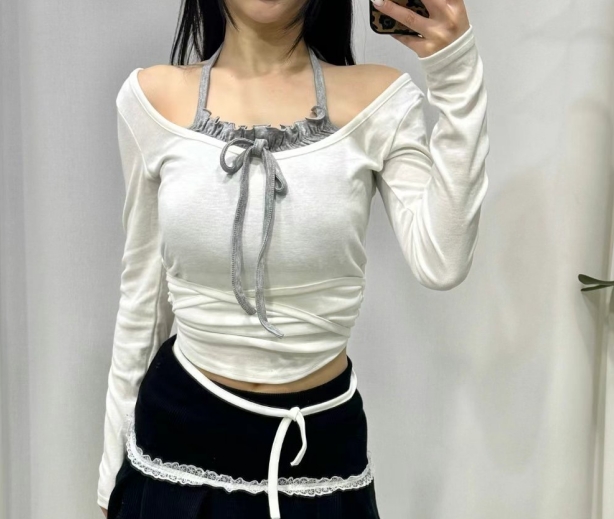 BOY MEET GIRL-T韓國代購女裝新品休閑職業人氣真品長袖T恤BOY MEET GIRL-T長袖T恤圖色3