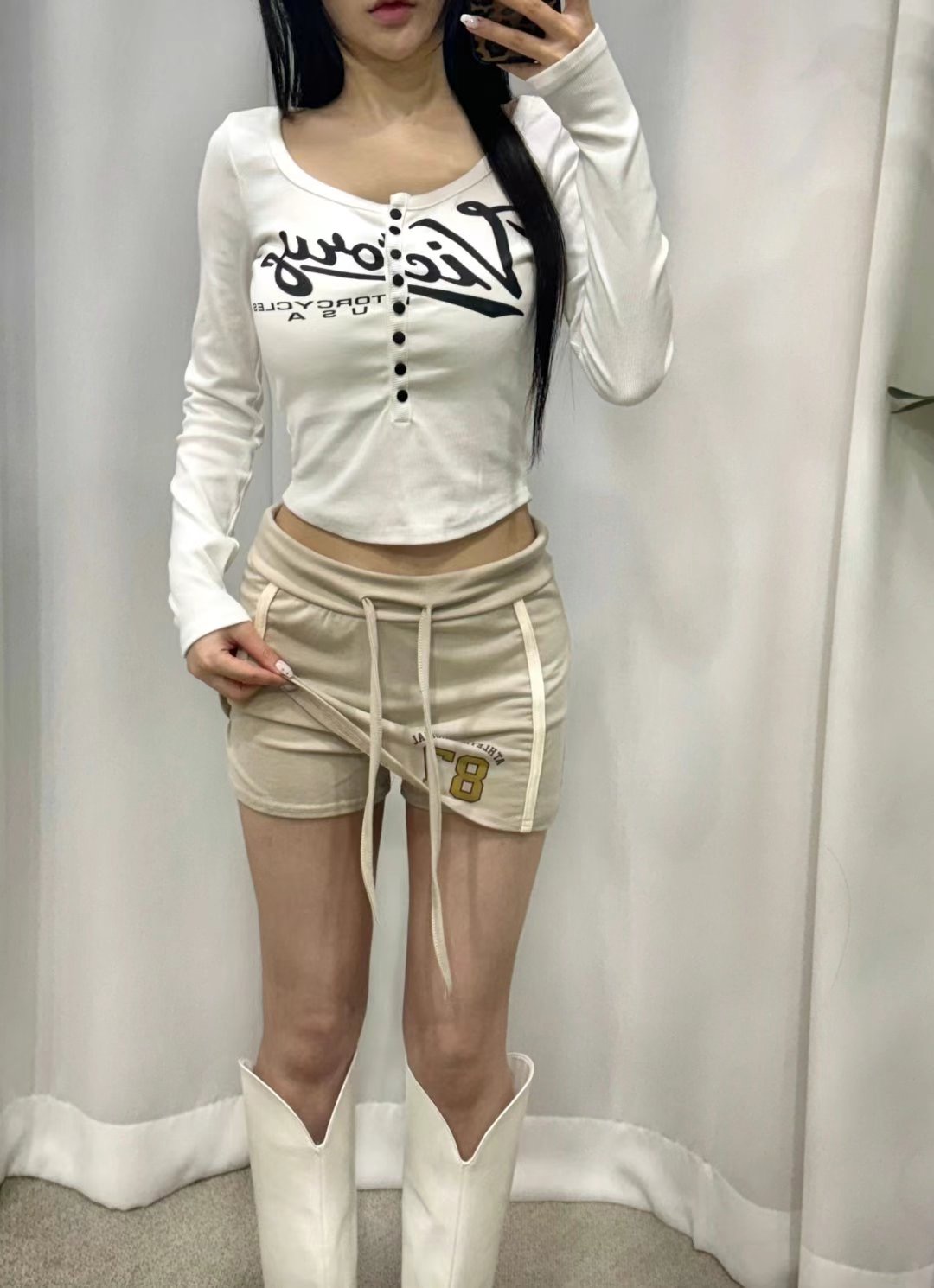 BOY MEET GIRL-T東大門代購女裝新品時尚職業人氣25春夏短裙BOY MEET GIRL-T短裙