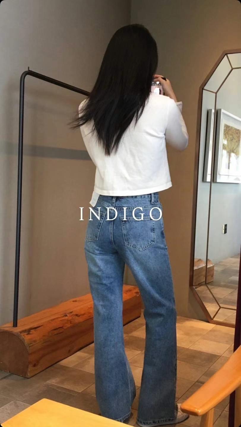 INDIGO-인디고-T東大門實拍女士新品人氣職業休閑時尚牛仔褲INDIGO牛仔褲
