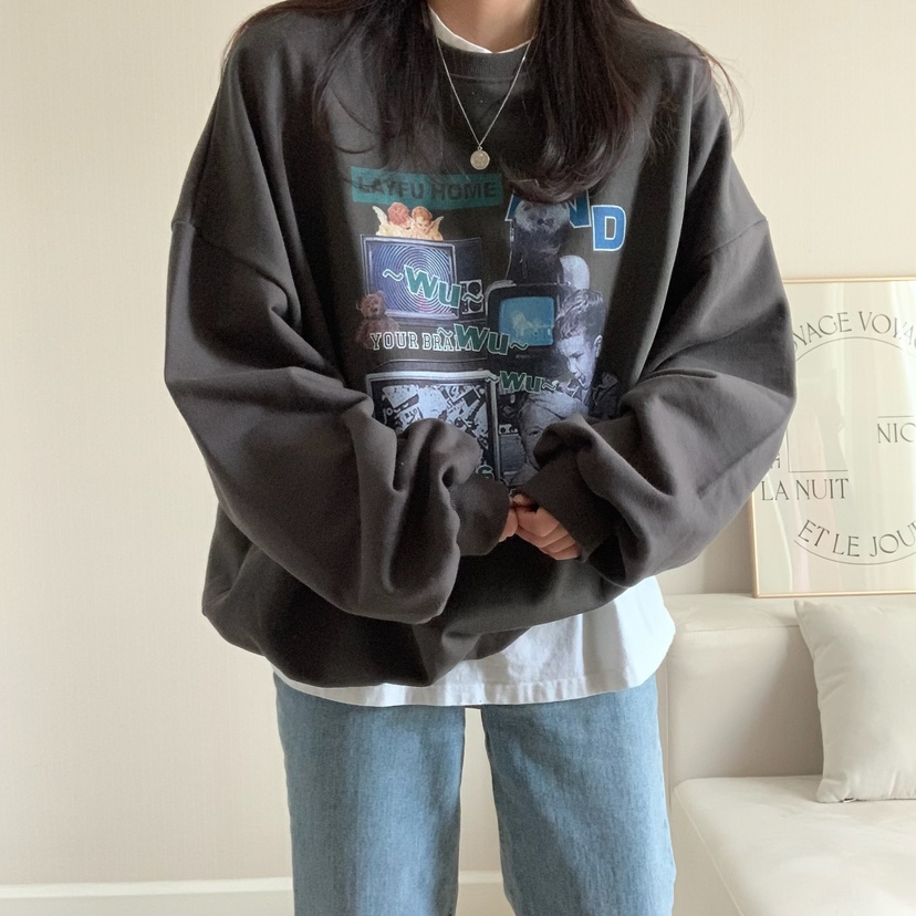 FROMJINI東大門直郵女士新款熱賣休閑人氣職業真品時尚衛衣FROMJINI衛衣