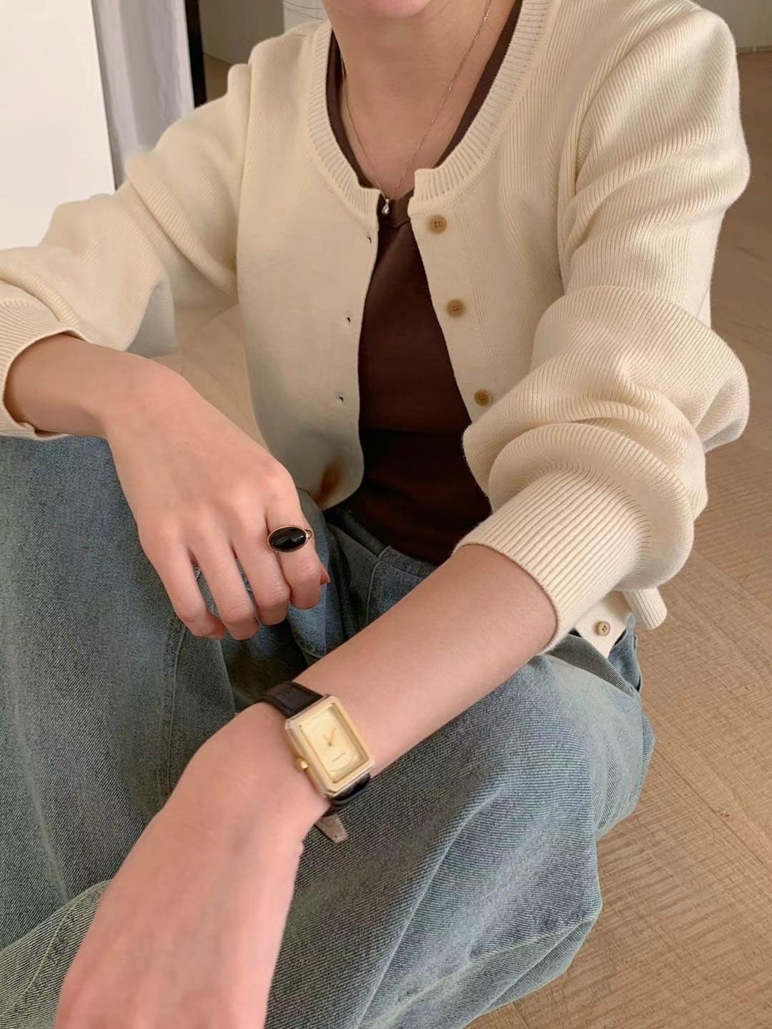 AREING東大門實拍女裝新品人氣熱賣時尚真品推薦職業針織衫AREING針織衫