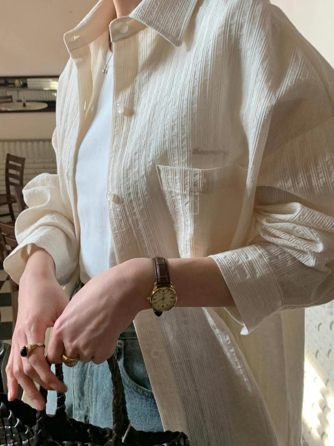 AREING東大門直郵女裝新品職業人氣真品熱賣25春夏襯衫蕾絲衫AREING襯衫/蕾絲衫