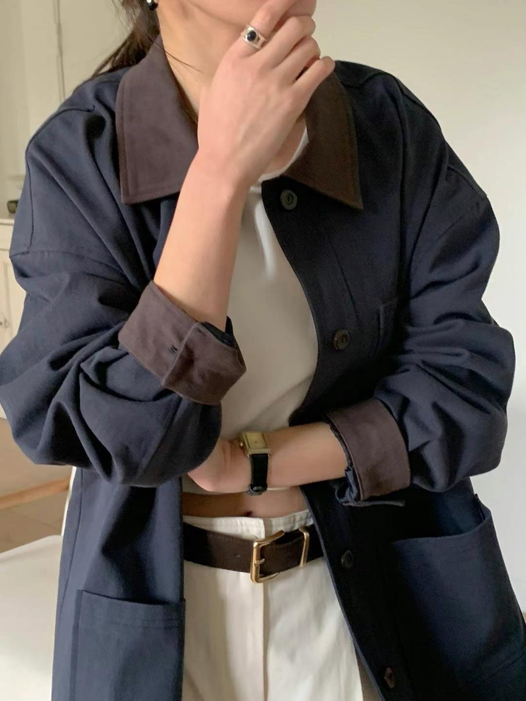 AREING東大門代購女裝新款真品推薦時尚熱賣25春夏休閑夾克AREING夾克