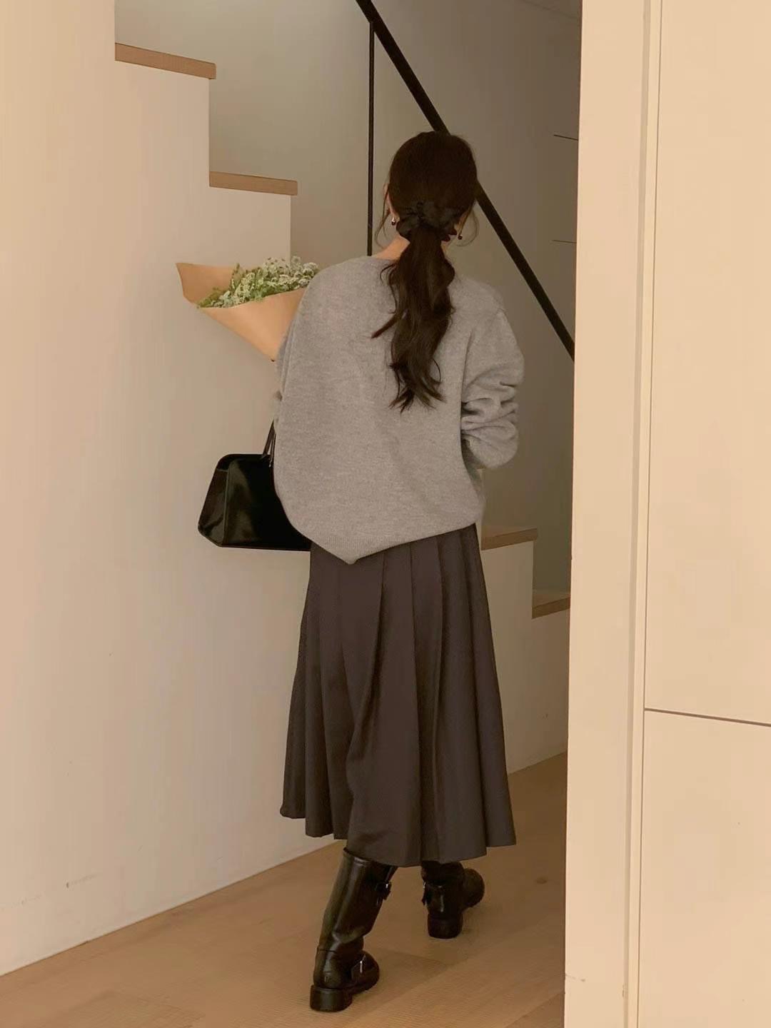AREING東大門代購女裝新品職業熱賣休閑時尚人氣半身裙中短裙AREING半身裙/中短裙