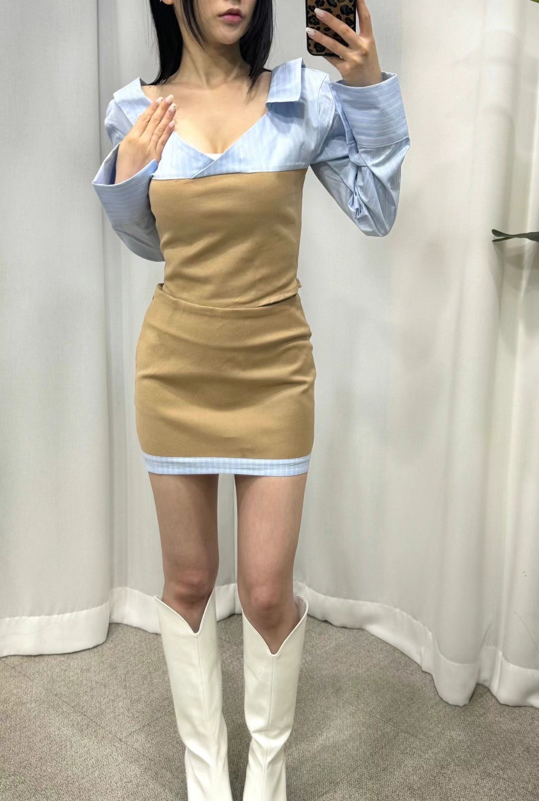 BOY MEET GIRL-T韓國直郵女士新品職業人氣25春夏熱賣套裝BOY MEET GIRL-T套裝圖色2