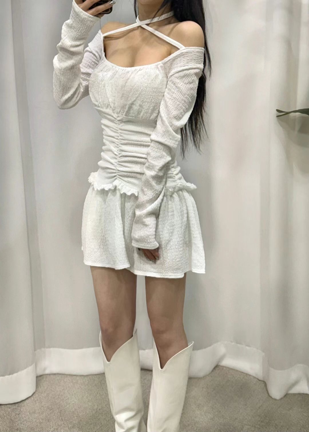 BOY MEET GIRL-T東大門代購女裝新款推薦熱賣人氣連衣裙BOY MEET GIRL-T連衣裙