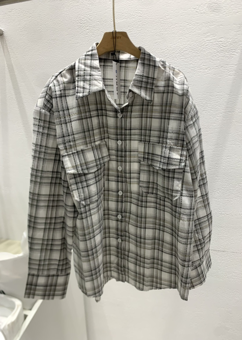 JIMMY韓國直郵女裝新品25春夏真品熱賣休閑時尚推薦襯衫蕾絲衫JIMMY/REMAKE襯衫/蕾絲衫圖色3