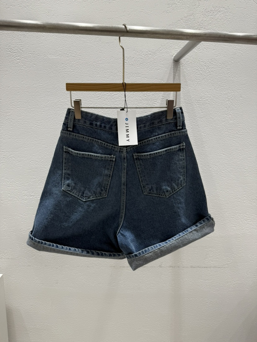 JIMMY東大門代購女士新款職業真品25春夏人氣推薦時尚休閑短褲JIMMY/REMAKE短褲