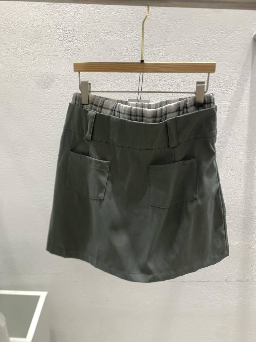 JIMMY東大門直郵女裝新品熱賣推薦時尚人氣真品短裙格紋半身裙JIMMY/REMAKE短裙