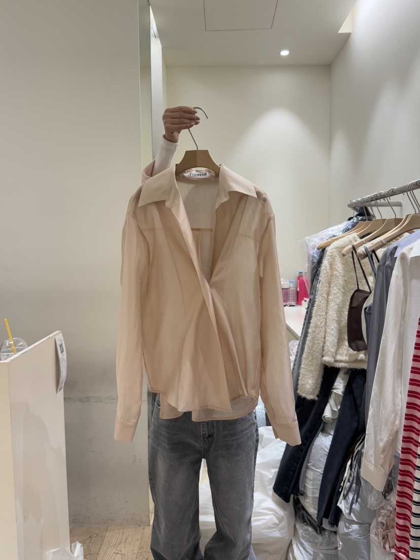 FLOWER-L東大門代購女士新品時尚休閑熱賣真品人氣襯衫蕾絲衫FLOWER-L襯衫/蕾絲衫圖色3