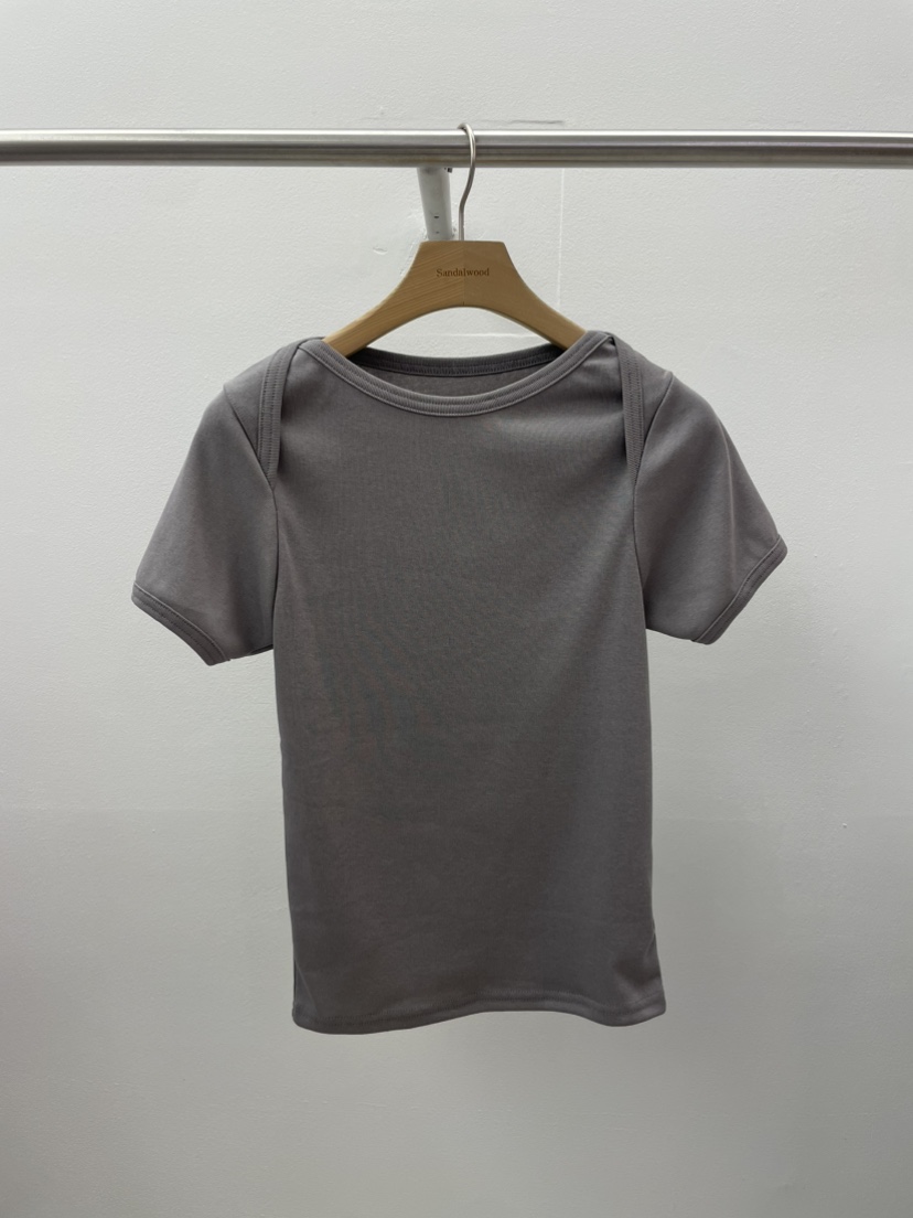 SANDALWOOD東大門代購女裝新品25春夏熱賣推薦真品休閑職業T恤SANDALWOODT恤圖色2