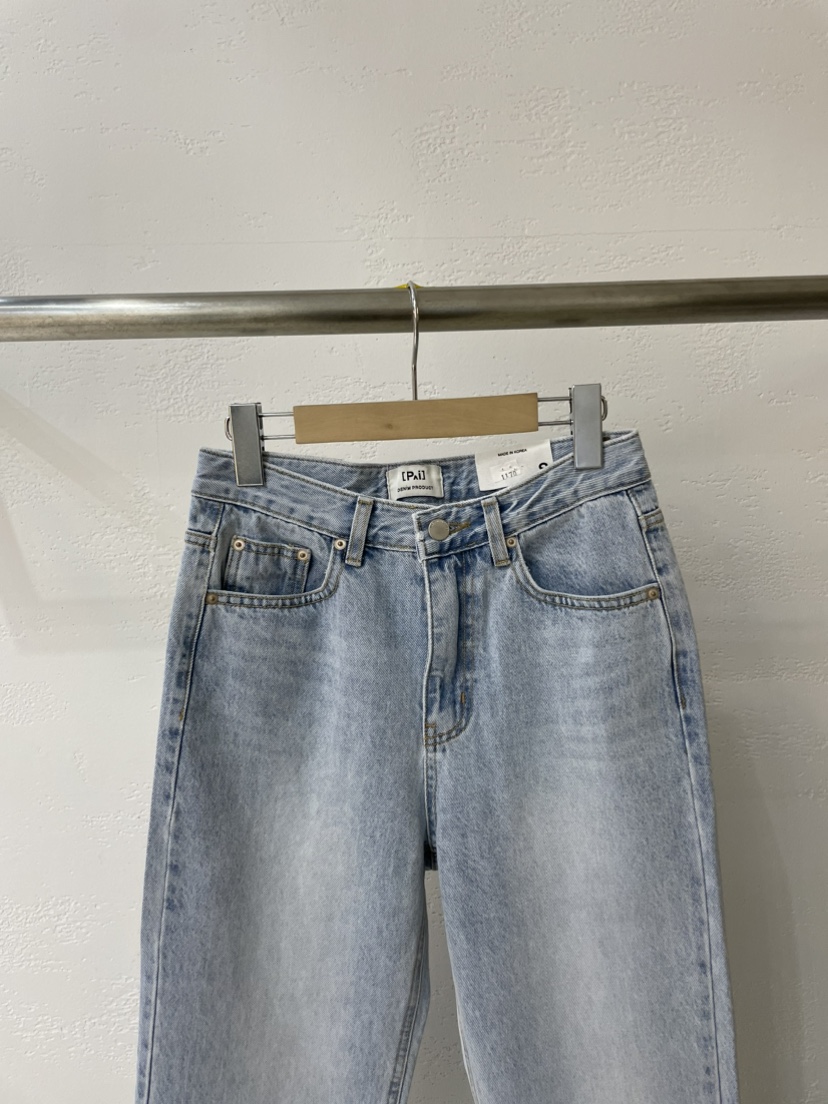 PAI韓國直郵東大門代購女裝新品25春夏時尚熱賣人氣推薦牛仔褲PAI牛仔褲