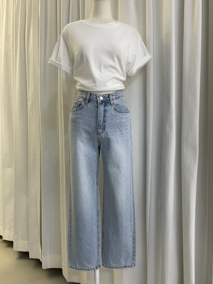 PAI韓國直郵東大門代購女裝新品25春夏時尚熱賣人氣推薦牛仔褲PAI牛仔褲