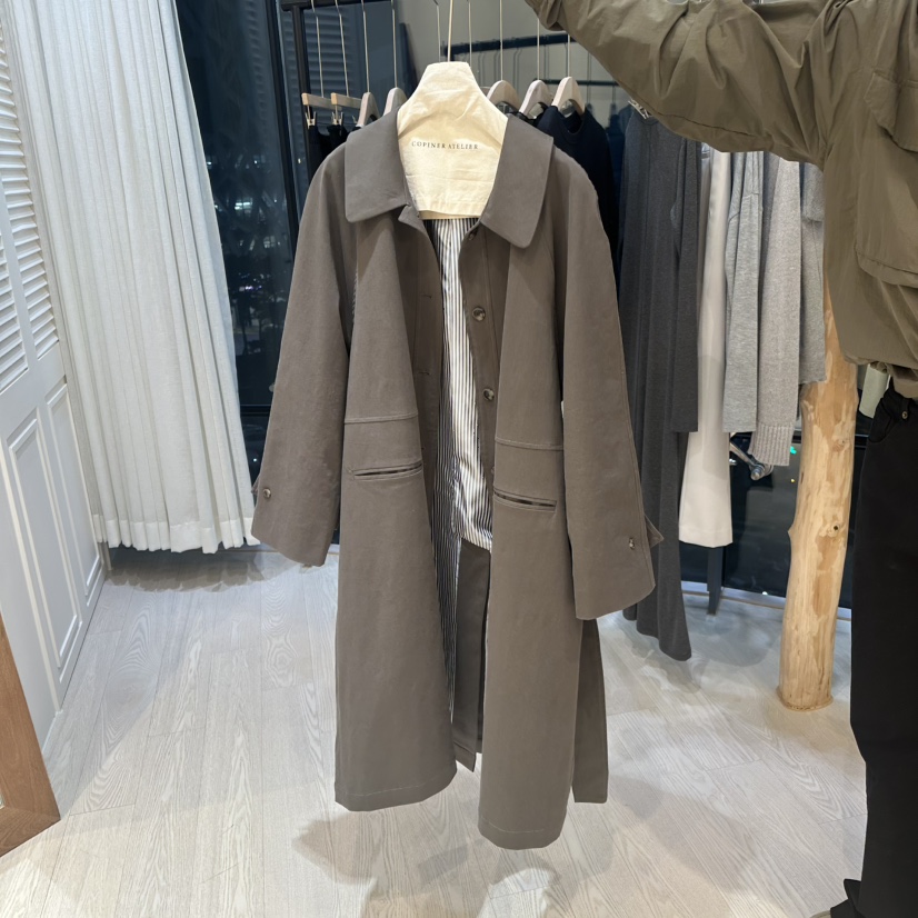 COPINER韓國直郵女裝新款真品推薦時尚人氣休閑25春夏長款風衣COPINER長款風衣圖色3