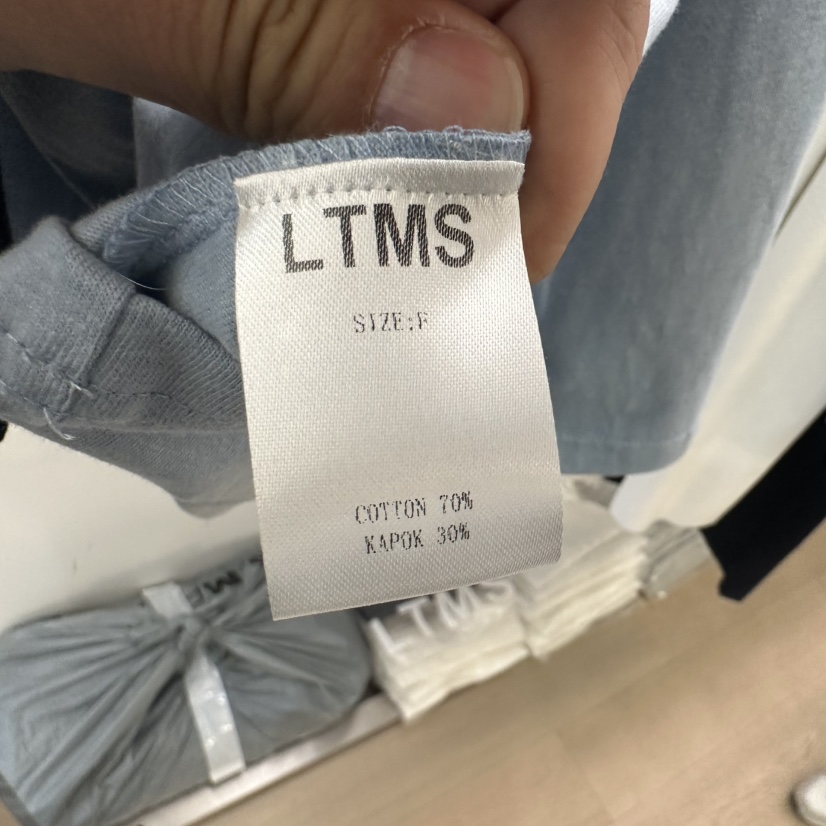 LTMS直郵韓國代購女裝新品職業25春夏熱賣時尚休閑推薦長袖T恤LTMS長袖T恤