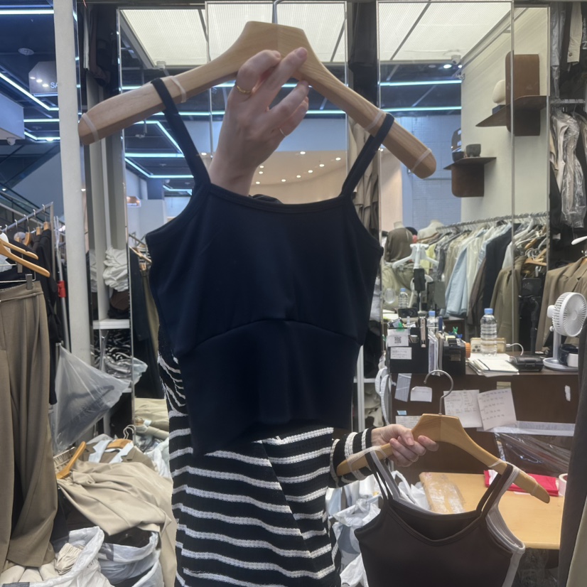 SANS直郵韓國代購女裝新品人氣推薦休閑熱賣真品25春夏吊帶背心SANS吊帶/背心