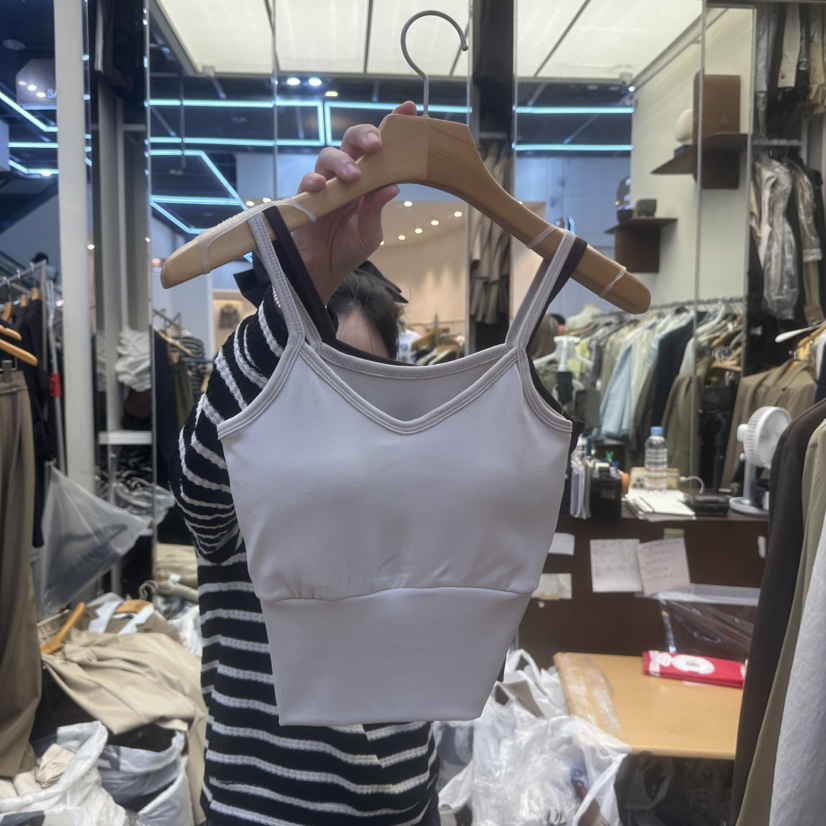 SANS直郵韓國代購女裝新品人氣推薦休閑熱賣真品25春夏吊帶背心SANS吊帶/背心圖色4