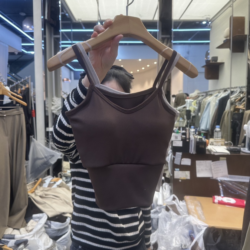 SANS直郵韓國代購女裝新品人氣推薦休閑熱賣真品25春夏吊帶背心SANS吊帶/背心圖色5