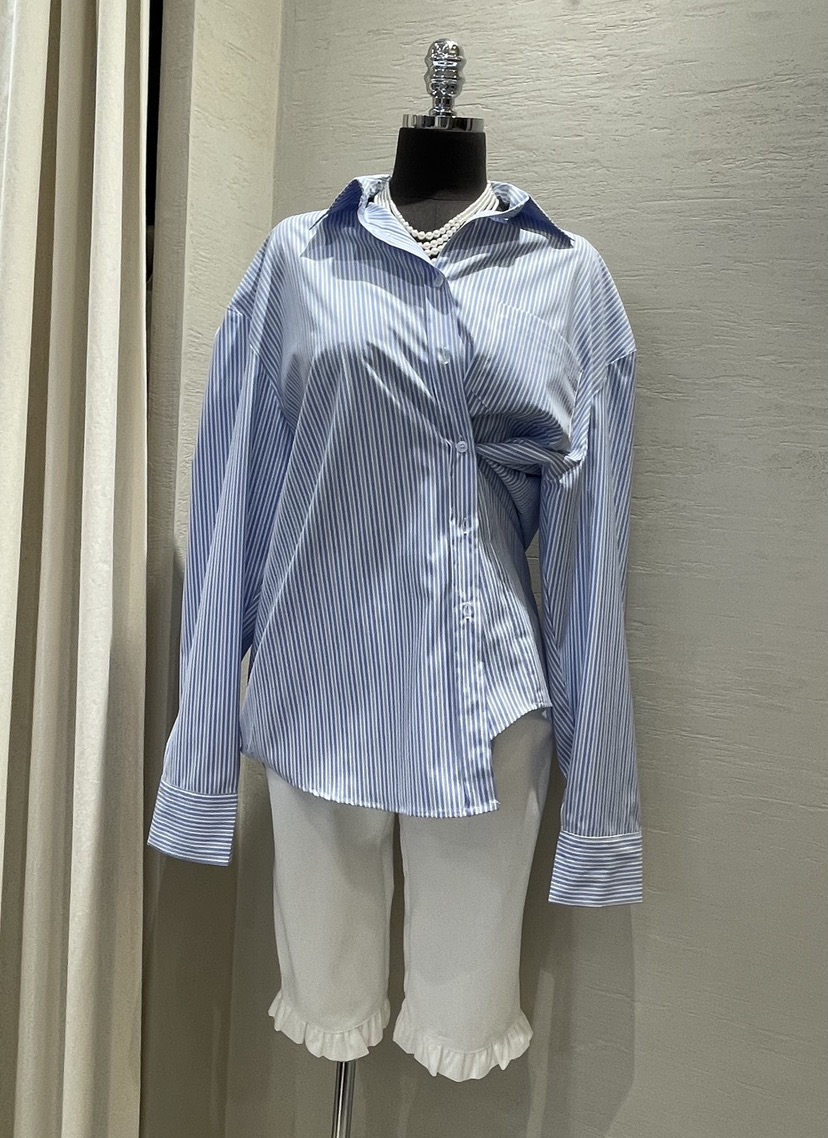 HI HIGH直郵韓國代購女裝新品熱賣人氣職業25春夏襯衫蕾絲衫SEESTAR/hi high襯衫/蕾絲衫
