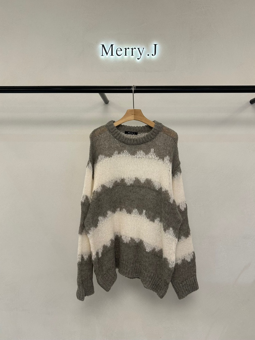 MERRY-J韓國直郵東大門代購女裝新款真品人氣25春夏針織衫MERRY-J針織衫圖色2