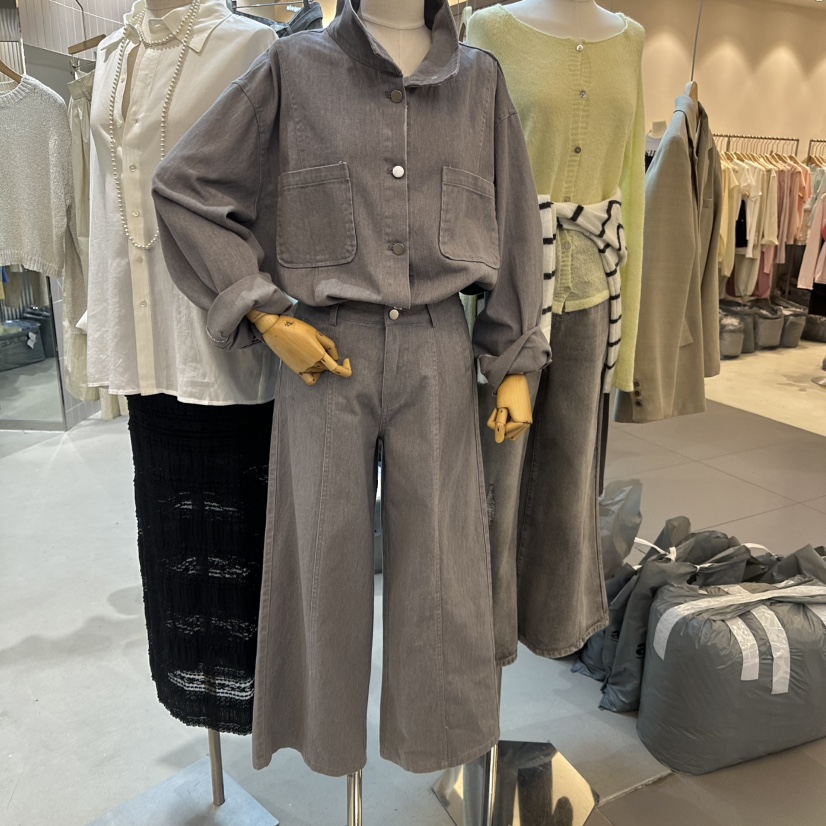 ALEGRE直郵韓國代購女裝新款25春夏推薦時尚人氣襯衫蕾絲衫ALEGRE襯衫/蕾絲衫