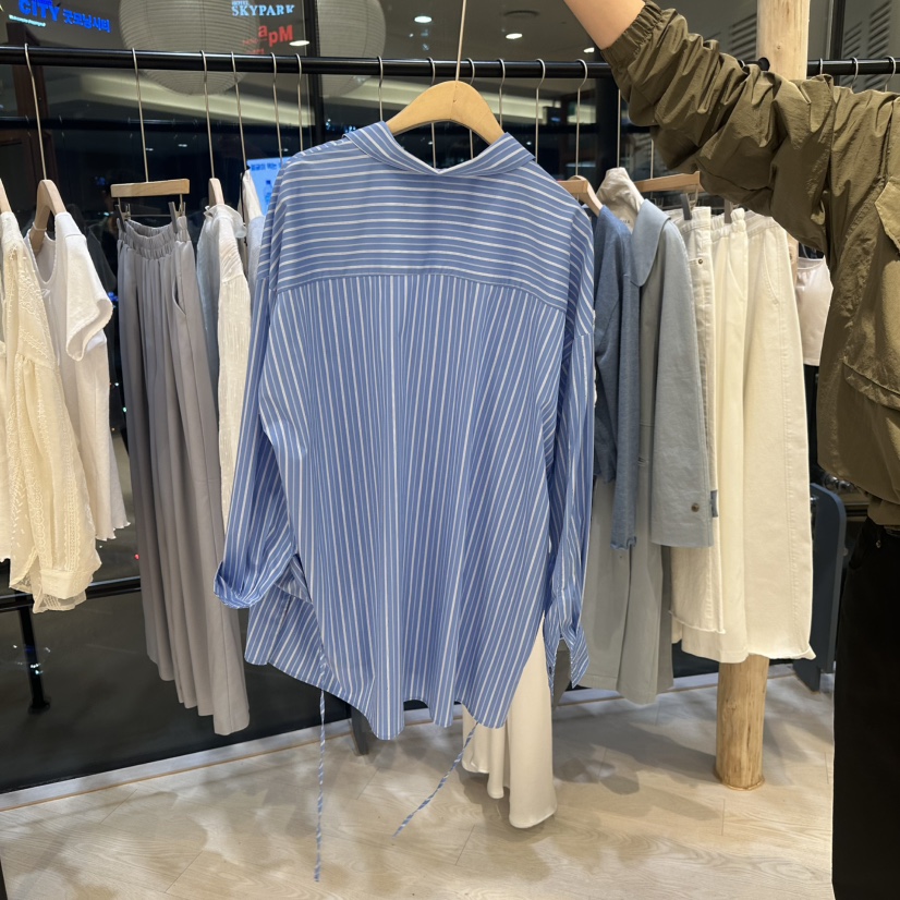 COPINER韓國直郵東大門代購女裝新品熱賣推薦休閑襯衫蕾絲衫COPINER襯衫/蕾絲衫