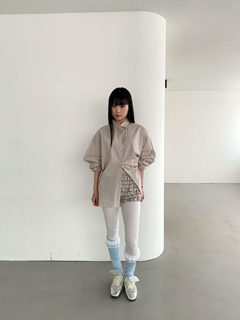 JKICHI韓國直郵東大門實拍女裝新品時尚休閑推薦襯衫蕾絲衫JKICHI襯衫/蕾絲衫