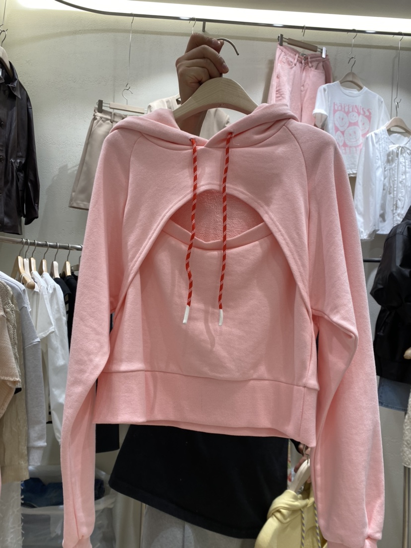 COCOMATON韓國直郵女裝新品時尚25春夏人氣真品職業衛衣連帽COCOMATON衛衣圖色2