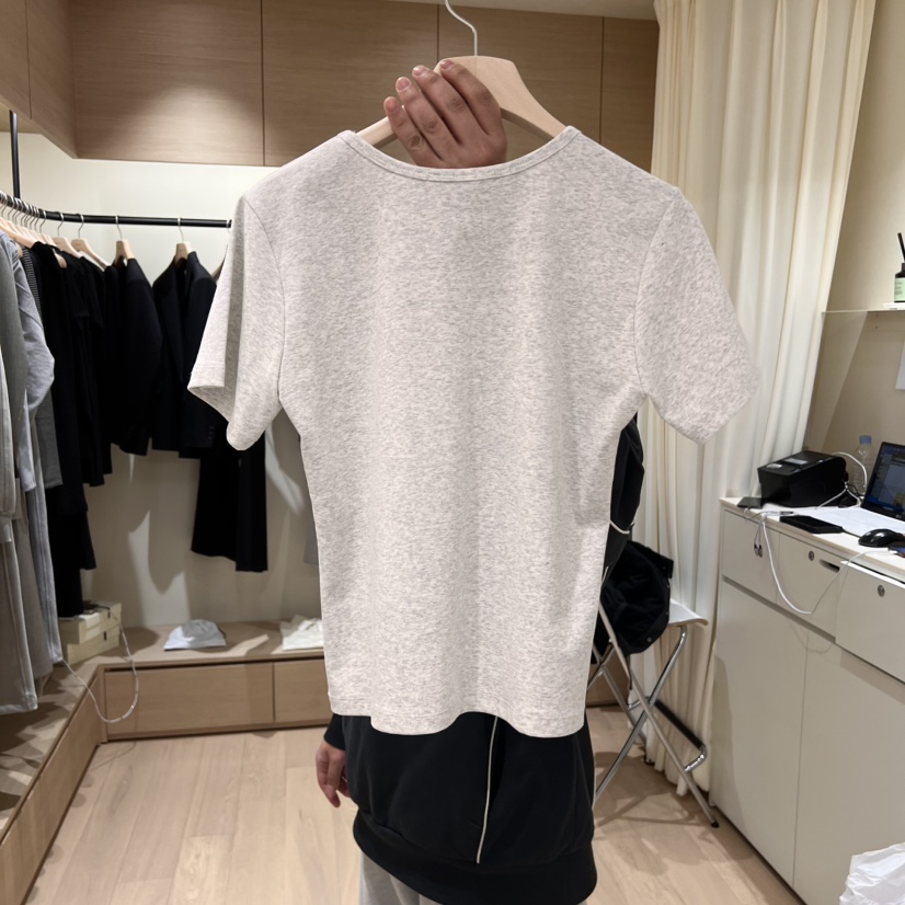 MEMOIRE直郵韓國代購女裝新品25春夏職業真品推薦休閑時尚T恤MEMOIRET恤