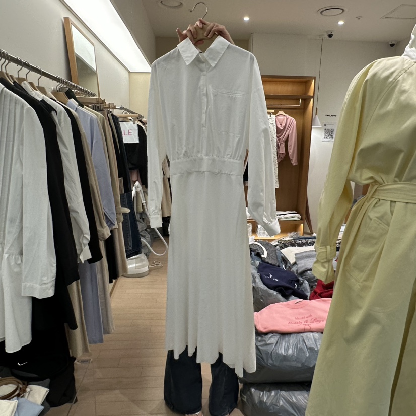 VAN NUVO韓國直郵東大門代購女裝新品25春夏熱賣職業連衣裙VAN NUVO連衣裙圖色1