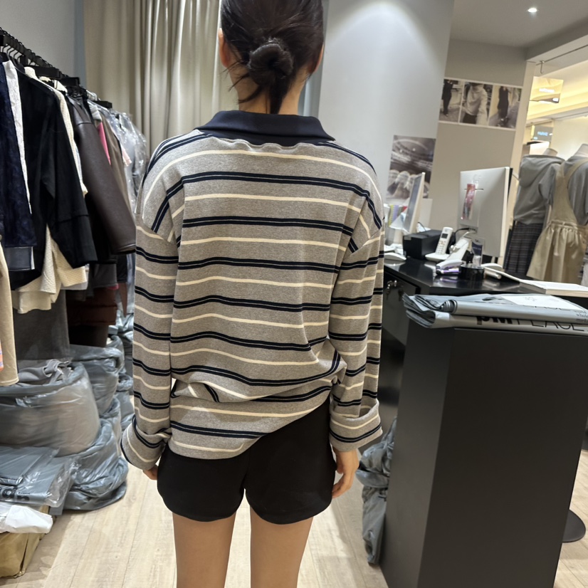 SOFTNESS韓國直郵女裝新款熱賣休閑時尚推薦25春夏人氣長袖T恤Softness/Cosmic長袖T恤