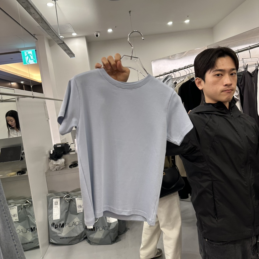 PAVEL韓國直郵東大門代購女裝新品25春夏休閑時尚熱賣職業T恤PAVELT恤圖色3