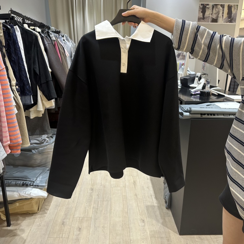 SOFTNESS韓國直郵女裝新品休閑推薦25春夏職業熱賣人氣長袖T恤Softness/Cosmic長袖T恤圖色2