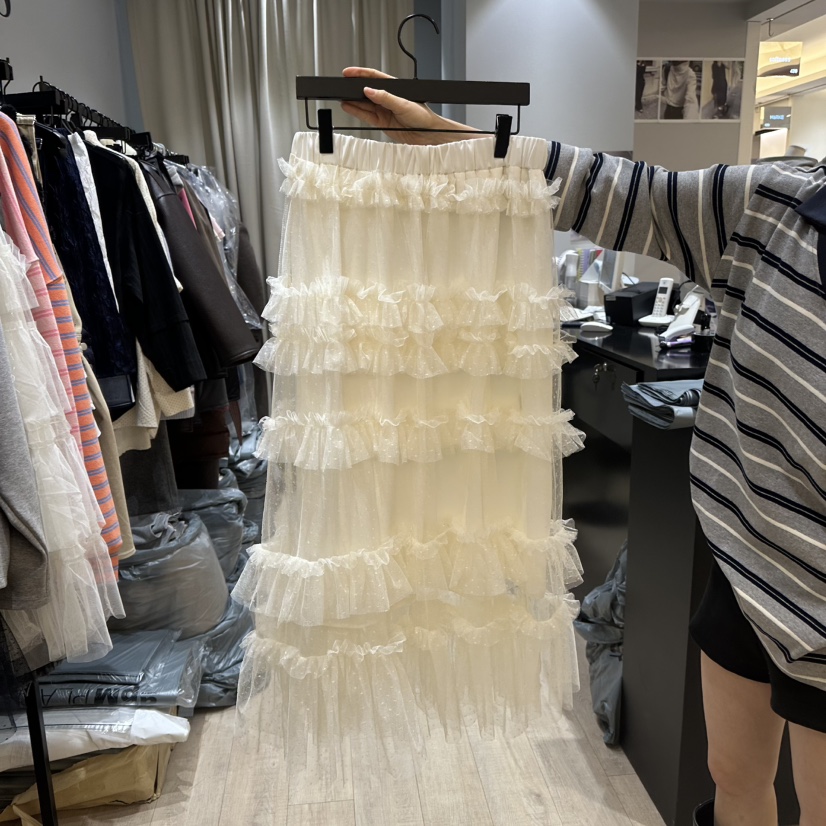 SOFTNESS直郵韓國代購女裝新品25春夏職業人氣時尚休閑長裙Softness/Cosmic長裙