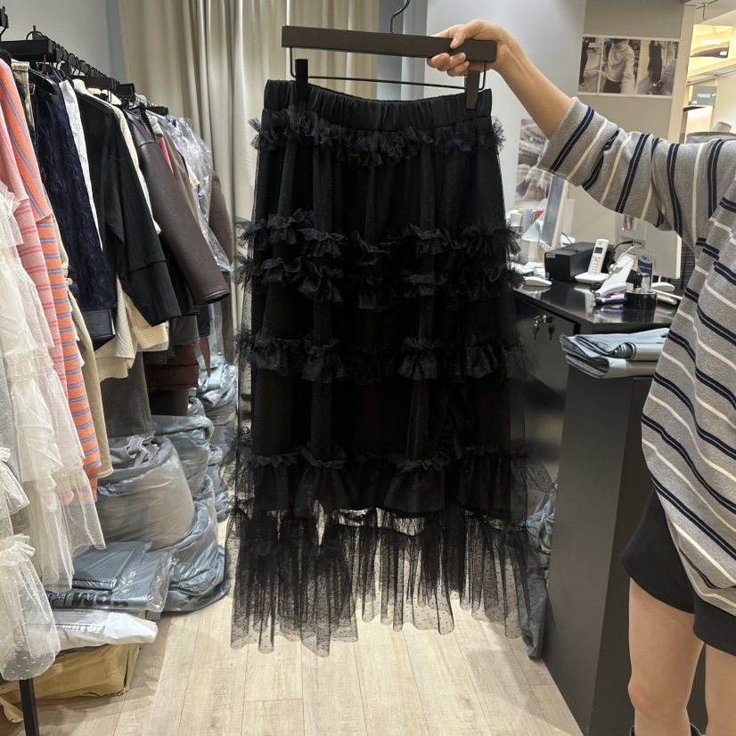 SOFTNESS直郵韓國代購女裝新品25春夏職業人氣時尚休閑長裙Softness/Cosmic長裙圖色2