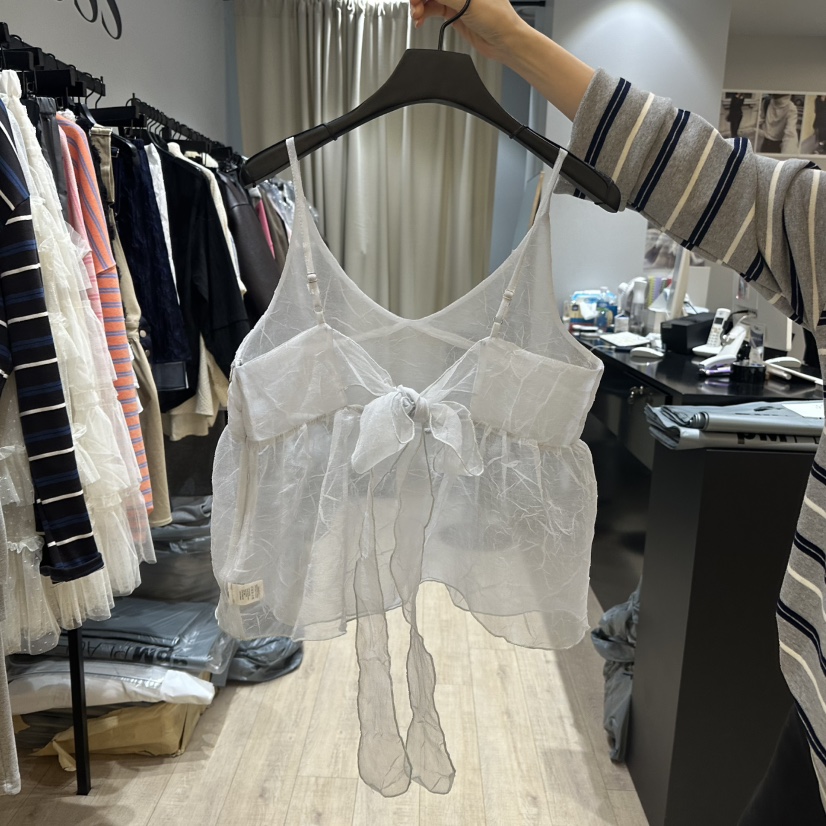 SOFTNESS直郵韓國代購女裝新品25春夏職業人氣熱賣吊帶背心Softness/Cosmic吊帶/背心