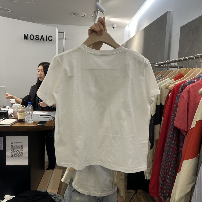 MOSAIC韓國直郵女裝新品時尚推薦熱賣真品人氣休閑25春夏T恤MOSAICT恤
