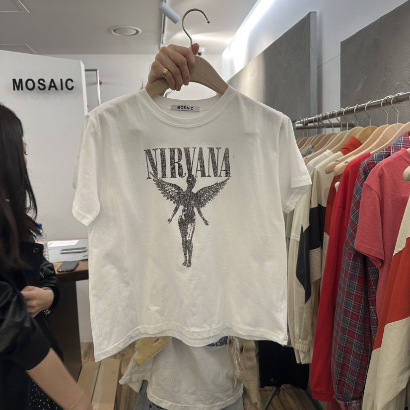 MOSAIC韓國直郵女裝新品時尚推薦熱賣真品人氣休閑25春夏T恤MOSAICT恤