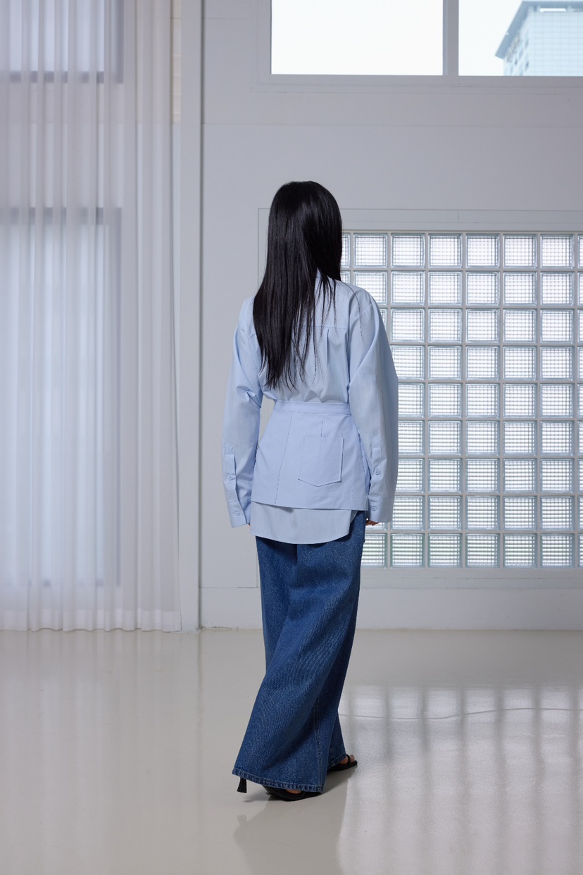 LE-PPL韓國直郵東大門實拍女裝新款真品休閑25春夏時尚牛仔褲LE-PPL牛仔褲