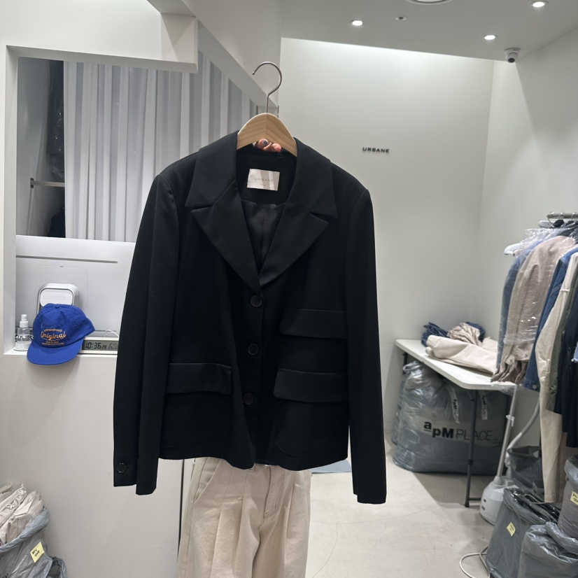 URBANE-P韓國直郵東大門實拍女裝新品25春夏休閑人氣推薦夾克URBANE-P夾克