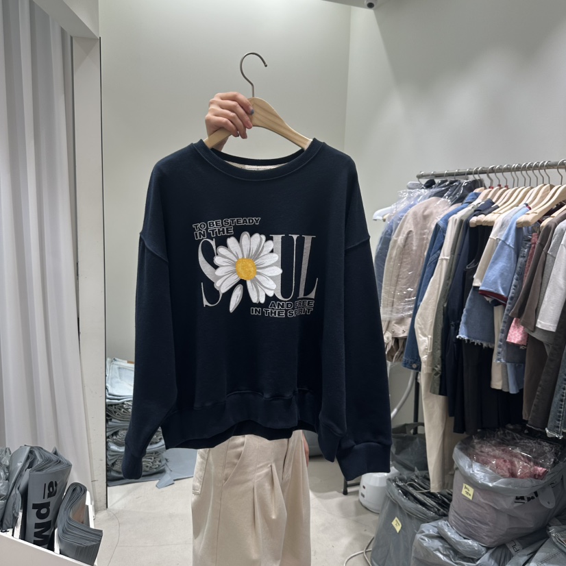 URBANE-P直郵韓國代購女裝新款休閑25春夏職業推薦真品衛衣URBANE-P衛衣圖色2