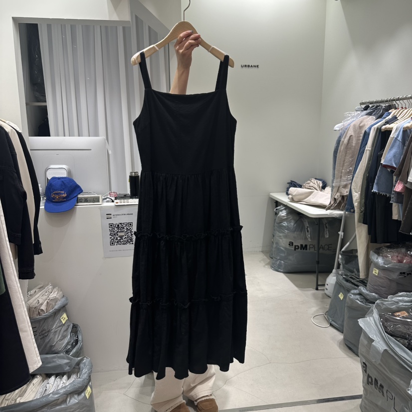 URBANE-P韓國直郵東大門實拍女裝新款25春夏時尚職業連衣裙URBANE-P連衣裙圖色2
