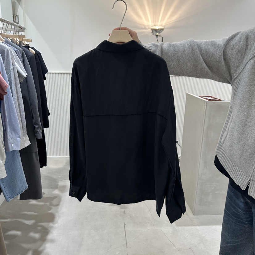 BINUS韓國直郵東大門實拍女裝新品熱賣休閑25春夏襯衫蕾絲衫MWE襯衫/蕾絲衫