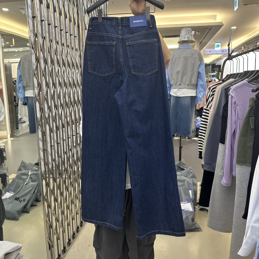 5K韓國直郵東大門代購女裝新品25春夏熱賣人氣推薦休閑牛仔褲5K牛仔褲
