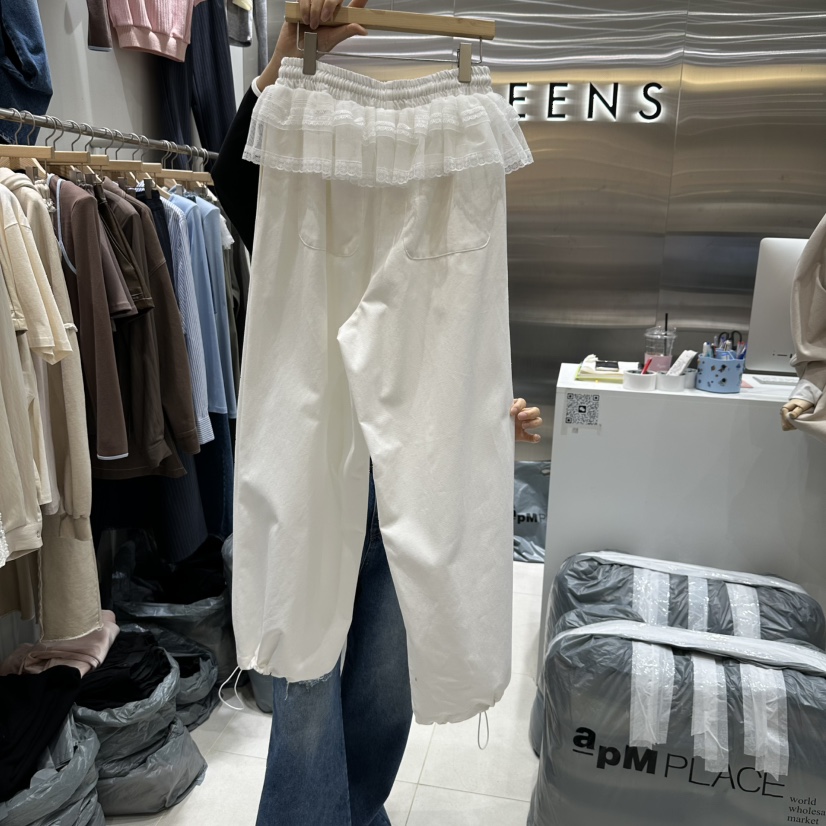 BEENS直郵韓國代購女裝新款推薦休閑25春夏熱賣職業時尚休閑褲BEENS休閑褲